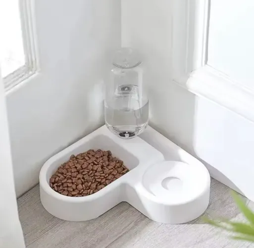 Tigela de Ração e Água para Gatos