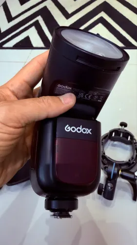 Flash V1 Sony completo com case e acessórios 