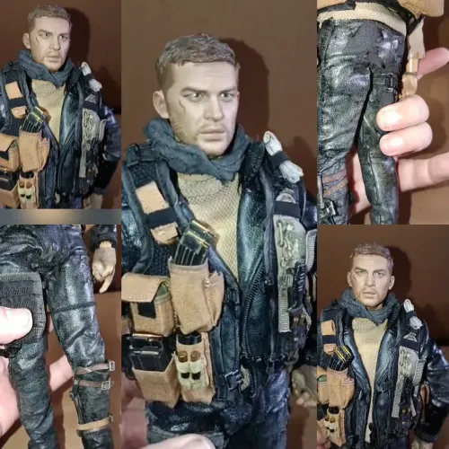 Virtual toys (tipo hot toys) mad max loose sem caixa e com dethales no couro
