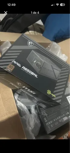 Fonte MSI MAG 650w 80 Plus Bronze NOVA (ainda plastificada)
