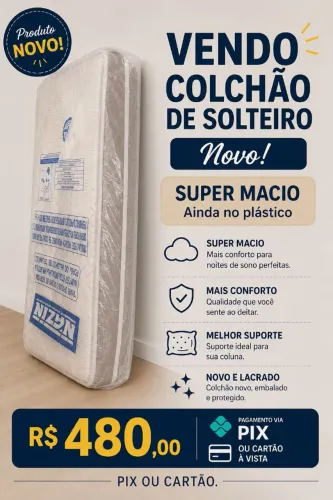 Colchão de solteiro