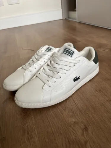 Tênis Lacoste Graduate Branco Tamanho 42 Seminovo