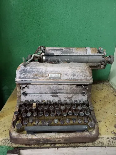 Maquina datilografia Retrô decoração