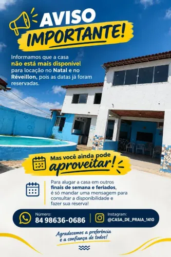 Aluga-se Casa de Praia - Redinha Nova