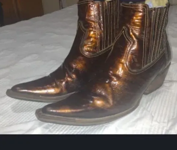 BOTA  DE  COURO  WEST 