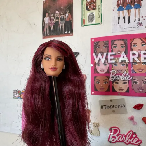 Barbie RBD REBELDE Roberta Dulce Show Cabeça Barbie