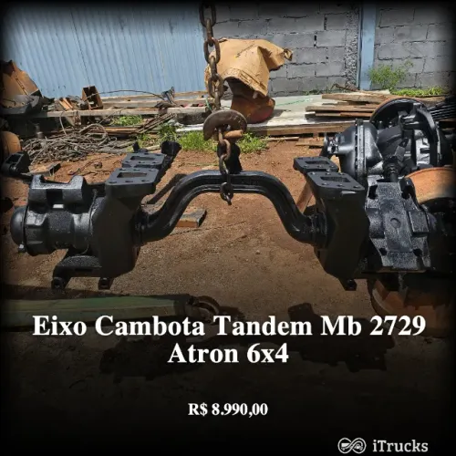 Eixo Cambota Tandem Mb 2729 2423 2318 Completo Mercedes Central