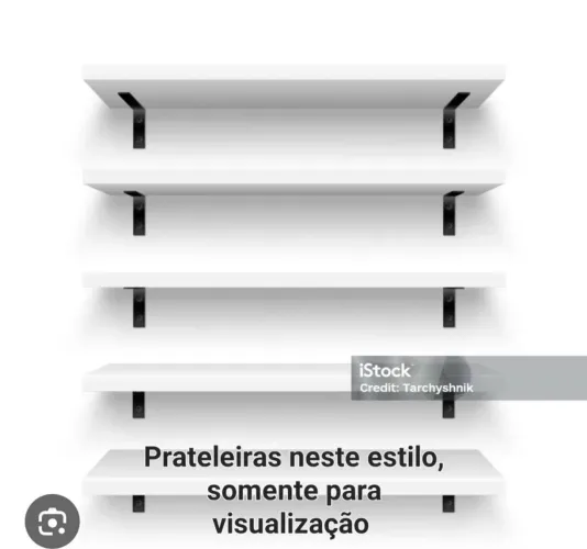 Prateleira Grande para Loja Fixação na Parede 2,6m