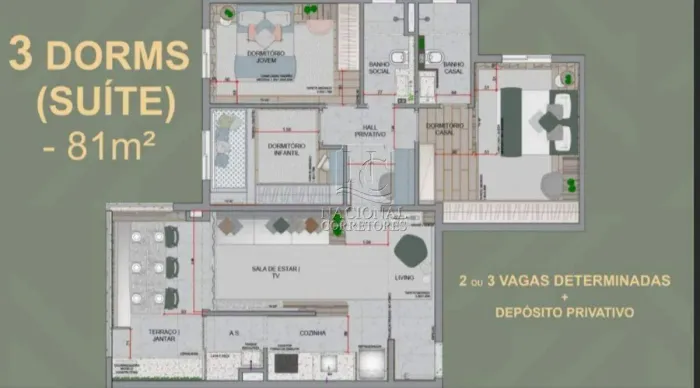 Apartamento à venda, 3 quartos, 1 suíte, 2 vagas, Santa Paula - São Caetano do Sul/SP