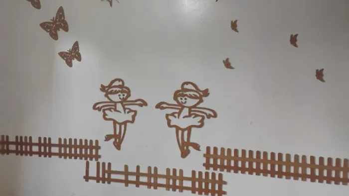Enfeite de parede Bailarinas