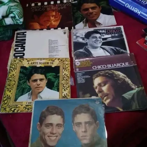 Discos vinil Chico Buarque lote com 7 lps