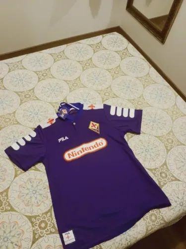 Camisa Fiorentina Retrô 1998 Roxa