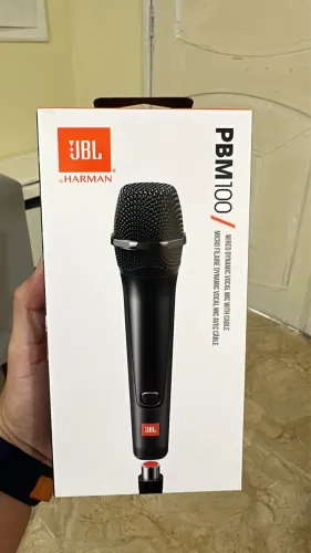 Microfone JBL PMB100 com Fio - Preto