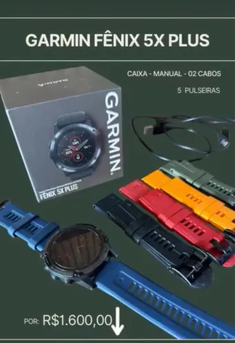 Garmin Fênix 5x Plus