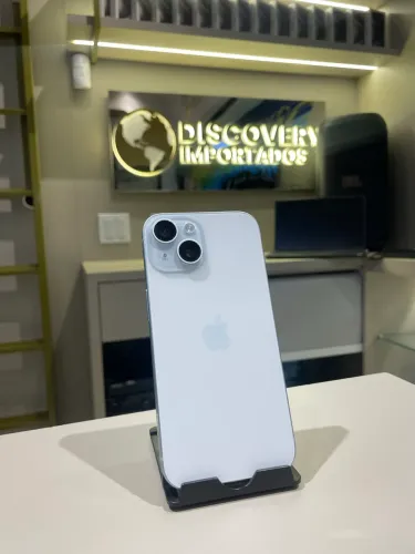 iPhone 15 128GB Seminovo Todo original Impecável 91% de saúde