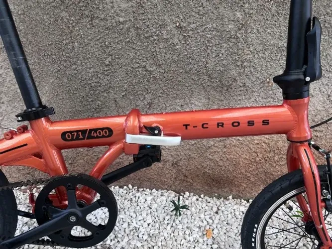 Bicicleta Volkswagen Dobrável Série Limitada Tcross