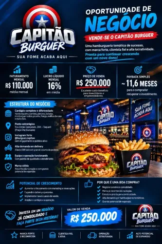 Vendo Hamburgueria