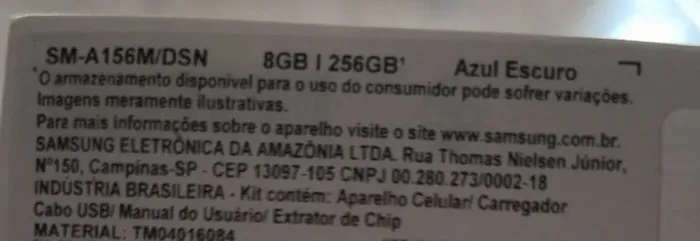 Celular Galaxy Samsung A15 5G.