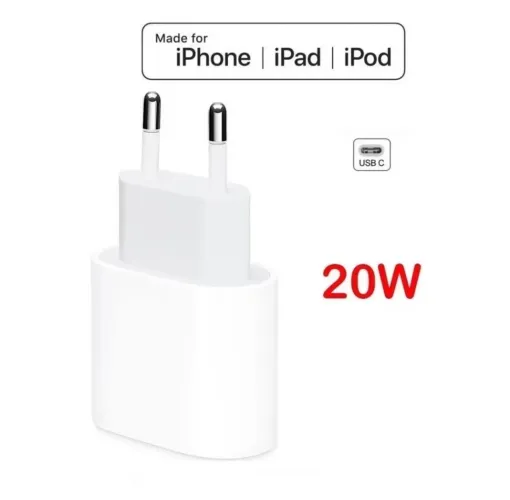 carregador iphone fonte cabo carregamento rápido 1m PD 25W
