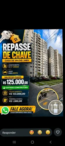 Repasse de chave/ Vendo apartamento no turu