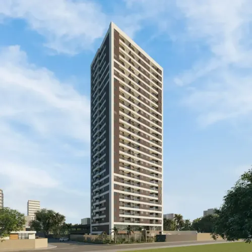 Edf. Praça dos Jequitibás |REPASSE | Av. Afonso Olindense - Várzea | 2 quartos |Andar Alto