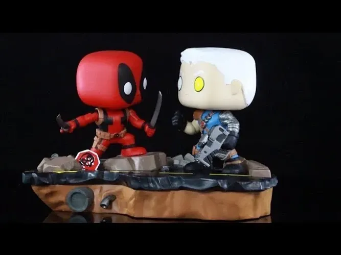 Funko Pop! Marvel: Moments - Deadpool Vs Cable