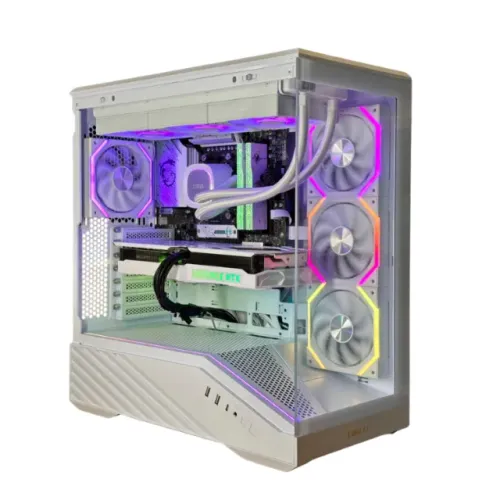 (LOJA FÍSICA) Pc gamer Avançado White Ryzen 7 7800x3D + Rtx 5060ti DDR5 / 32GB
