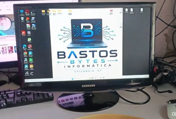 Monitor Samsung 22 Polegadas Full Hd 1920 x 1080 VGA e DVI
