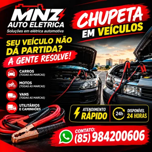 Chupeta em veículos - PARTIDA AUXILIAR