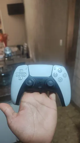 Controle Dualsense Branco PS5 Seminovo Sem Marca de Uso