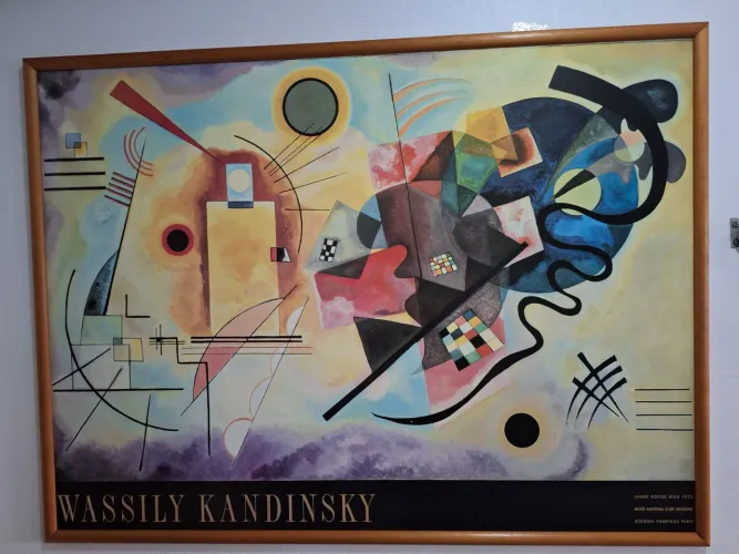 Quadro de KANDINSKY - emoldurado também 123x92cm
