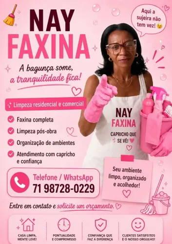 Diárias e faxinas