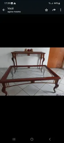 Mesa de centro e aparador