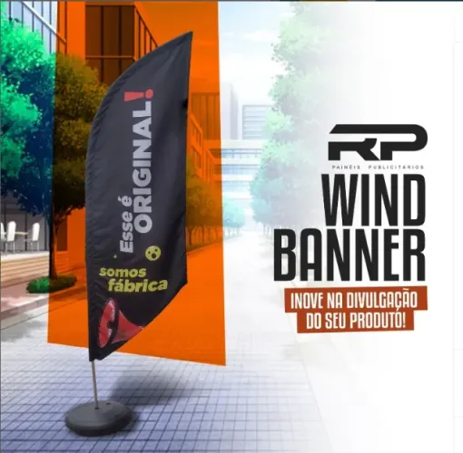 Windbanner de fábrica