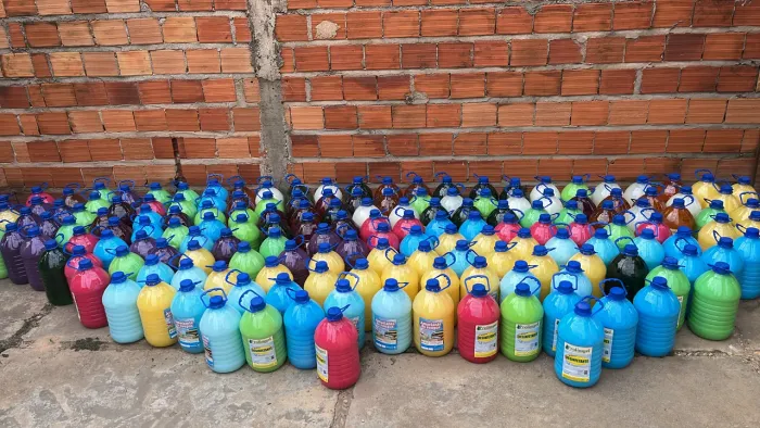 Sabão, detergente, amaciante, desinfetante 5 litros