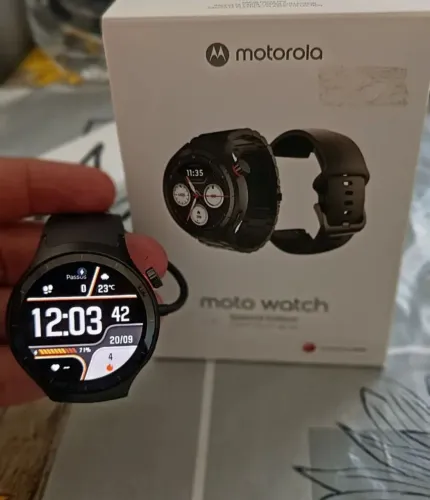 Motorola watch, parceria com a polar, com nota fiscal e garantia