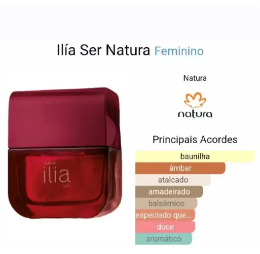 Perfume feminino Natura ília Ser 50ml lacrado. 