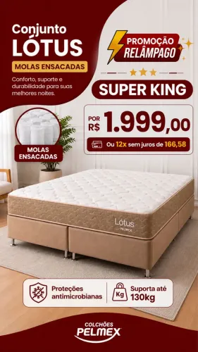 CAMA SUPER KING PELMEX
