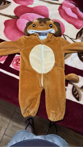 Macacão infantil leão