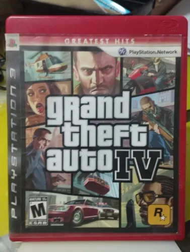 gta 4 ps3 com defeito pra aproveitar a capa e manual