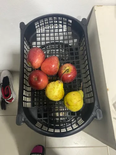 Fruteira Multiuso 4 Andares Plástico Preta