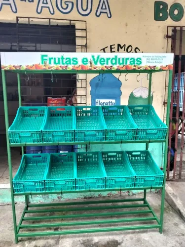 Expositor de verduras e frutas 