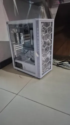Gabinete Mid Tower X3 Glass, 6x Fans Branco