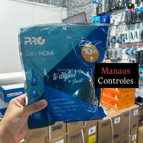 Cabo Hdmi de 10 Metros 2.0 60 Hertz UHD 4K