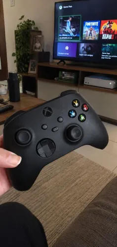 controle xbox carbon black sem fio