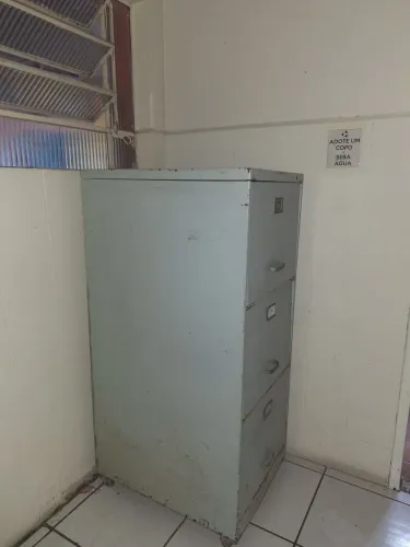 Arquivo de Ferro 3 Gavetas Reforçado para Pastas e Documentos