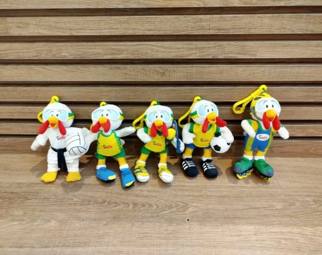 Pelúcias Colecionáveis Sadia Jogos Pan Rio 2007