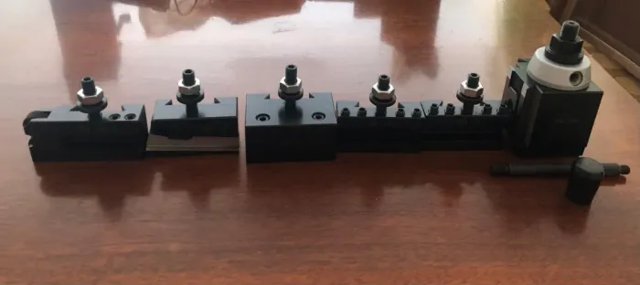 Kit pistão mudança rápida / Suporte de torneamento chato pós ferramenta Toll Posts - 6 peç