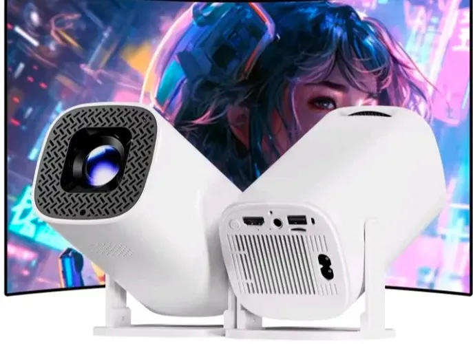 Projetor Android 200 Polegadas 1024 x 720 wi-fi bluetooth p assistir filmes jogos e series