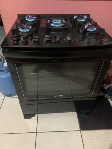 Fogão Dako 5 bocas mesa de vidro. Entrego